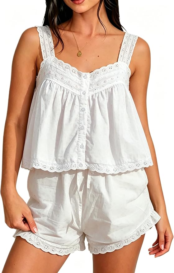 Eyelet White