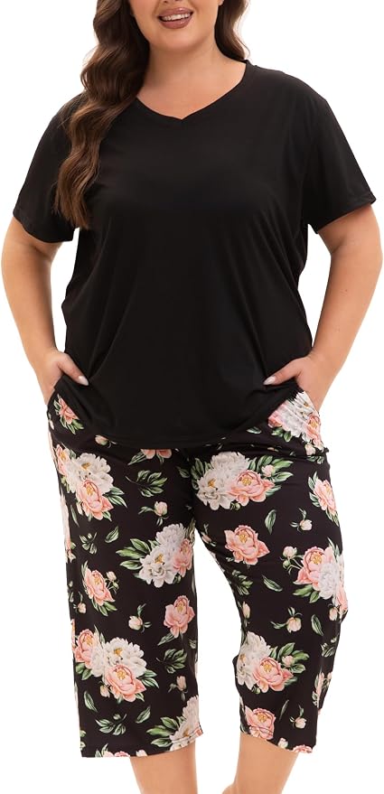 Floral Black 1