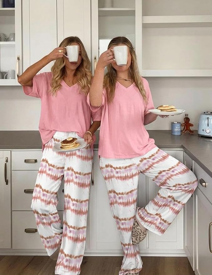 Pink-tie Dye Stripes