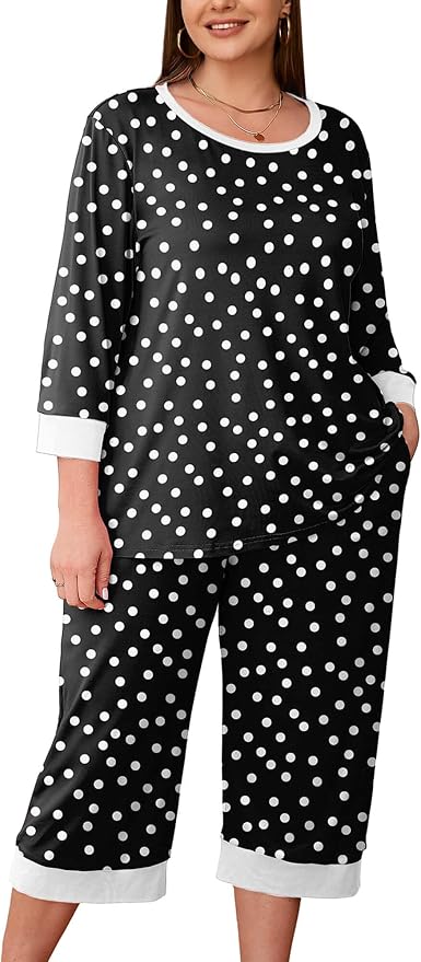 A14-polkadots Black
