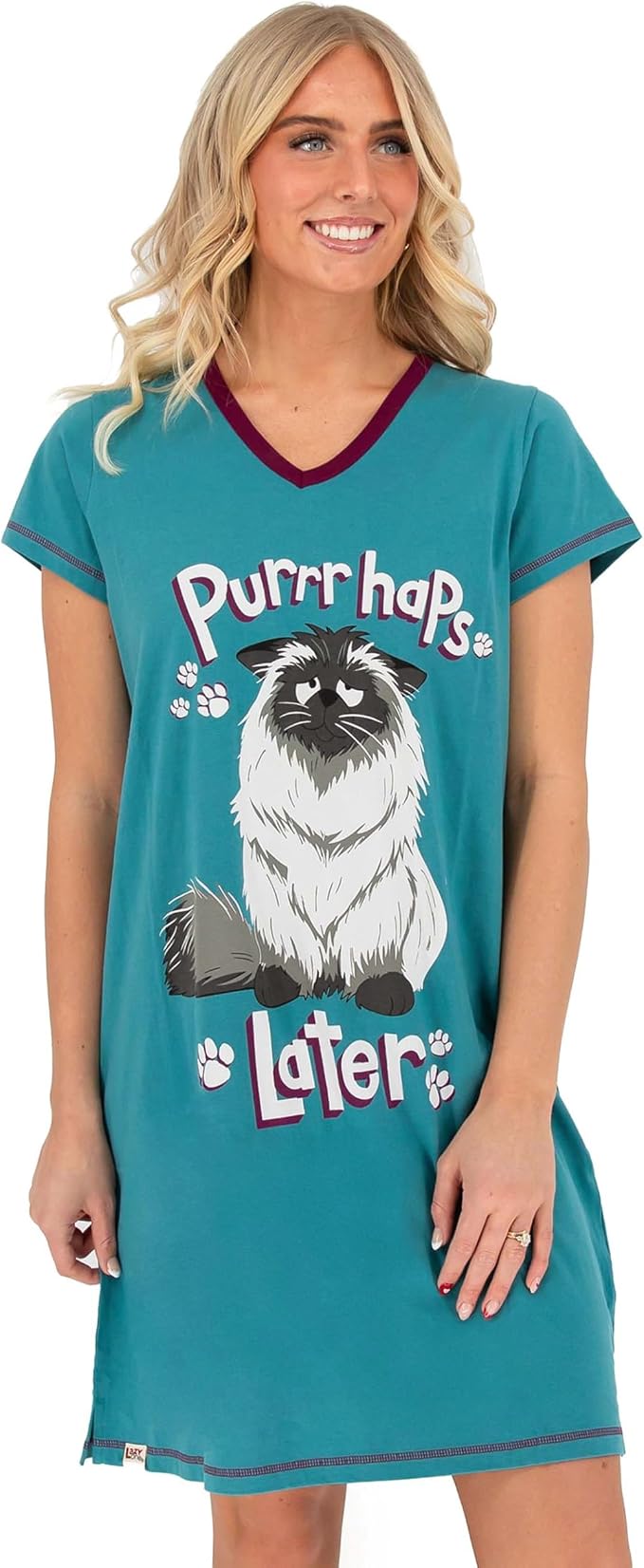 Purrrhaps Later Nightshirt