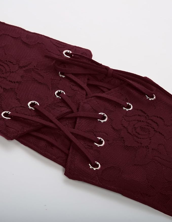 Black and Wine Red