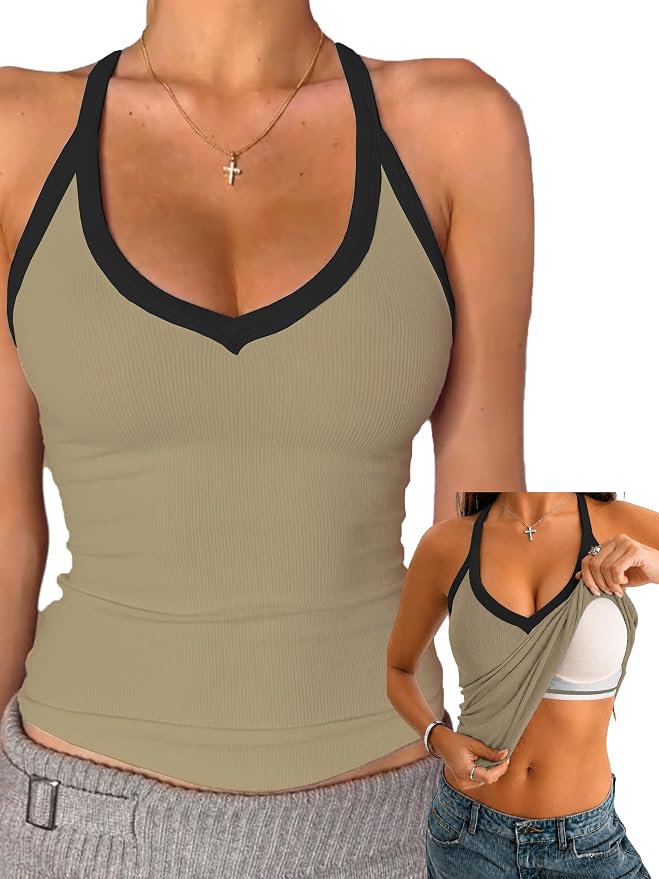 Khaki With Black
