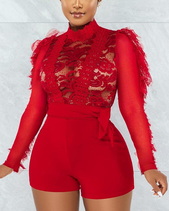 A-long Sleeve Red