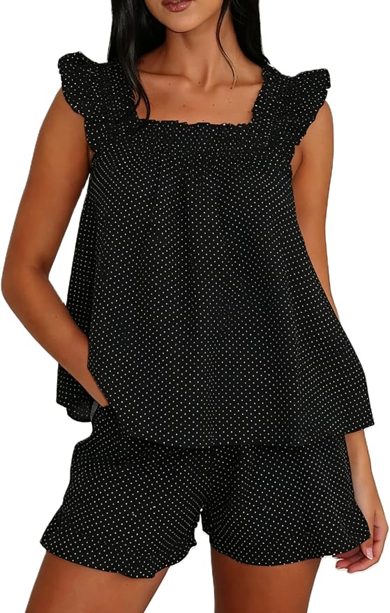 Frill Black Dot