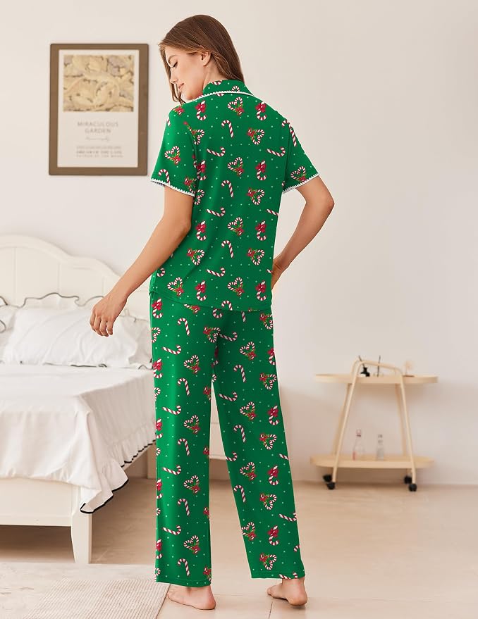 Christmas Green Candy Canes