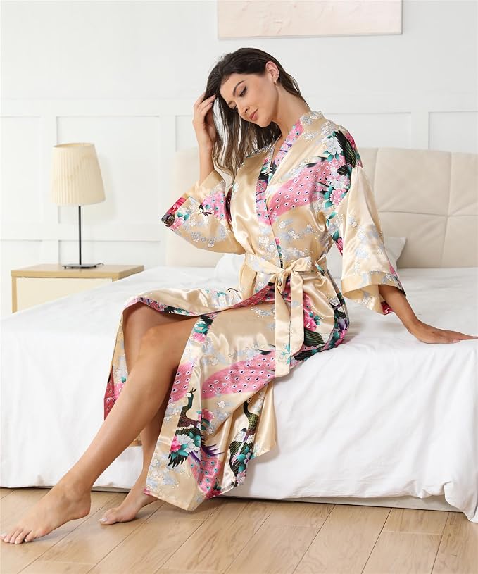 Peacock Floral Champagne
