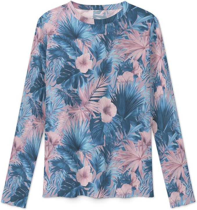 Blue Pink Floral