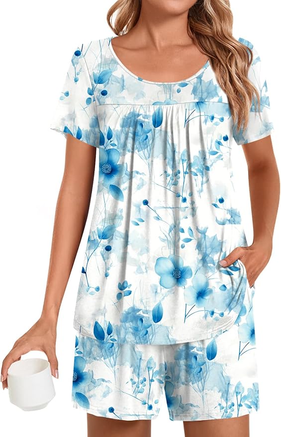 Light Blue Floral