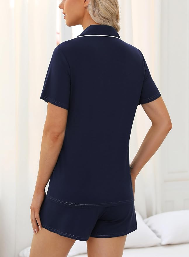 Navy Blue White