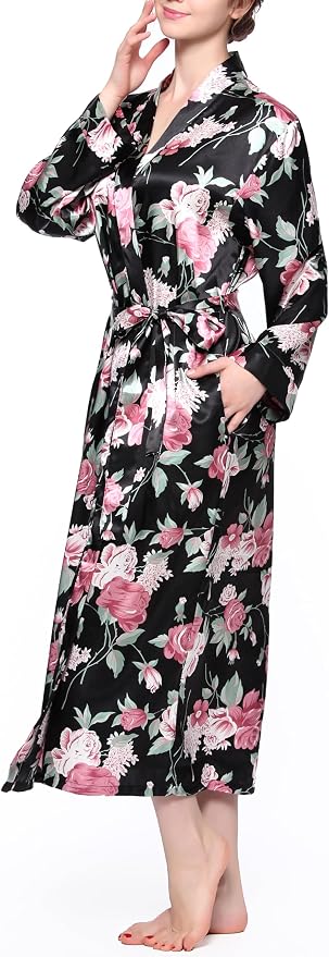 Black Floral Print