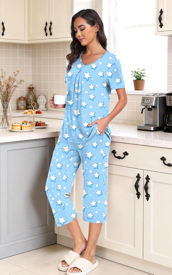 Pleated Star Blue