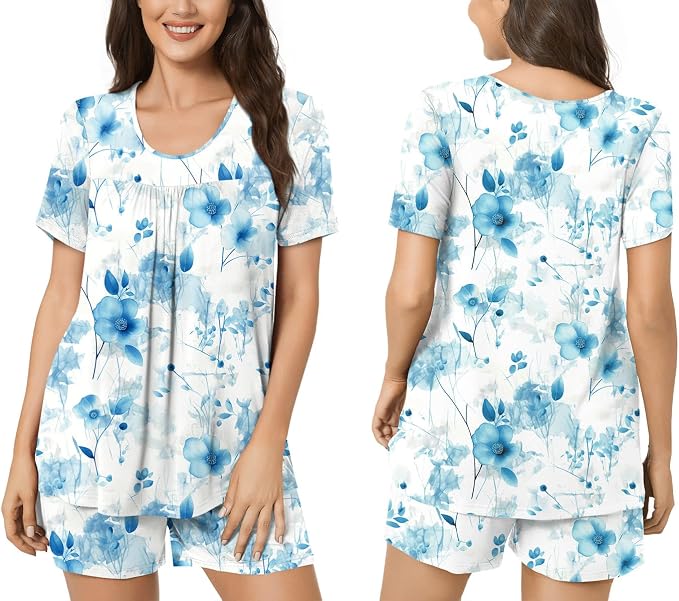 Light Blue Floral