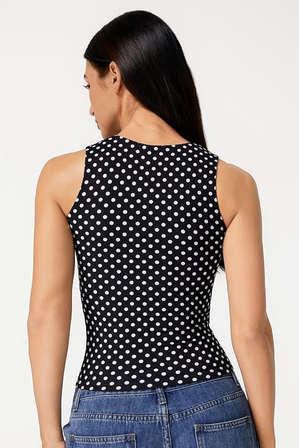 Black Polka Dots