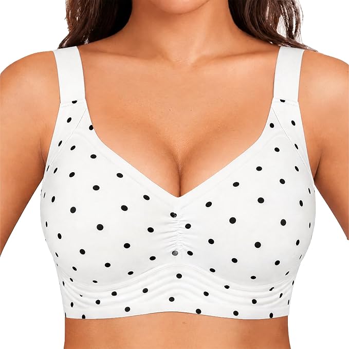 White Polka Dot