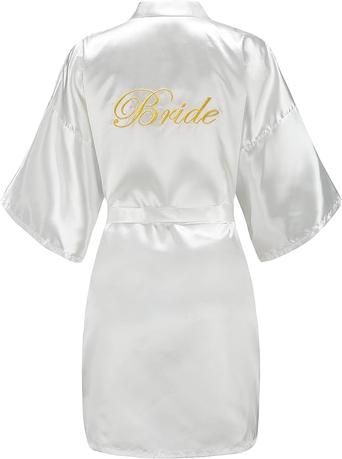 White With Gold Embroidery