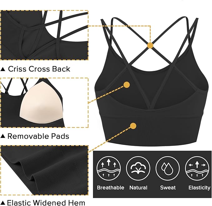 3 Pack-black+white+hot Pink