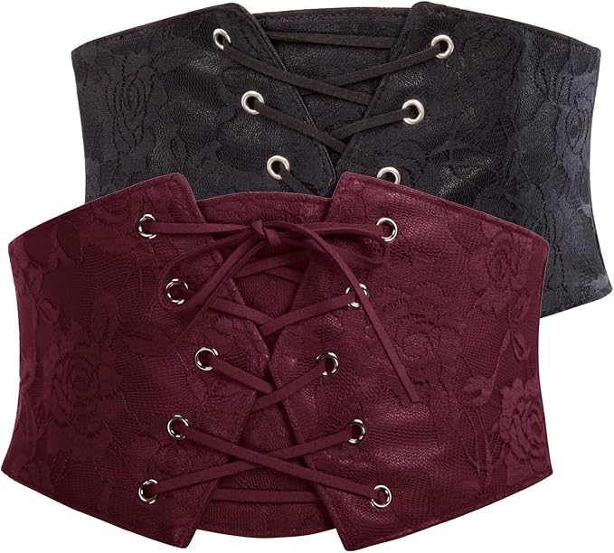Black and Wine Red