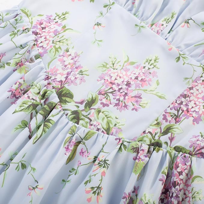 Blue Purple Floral