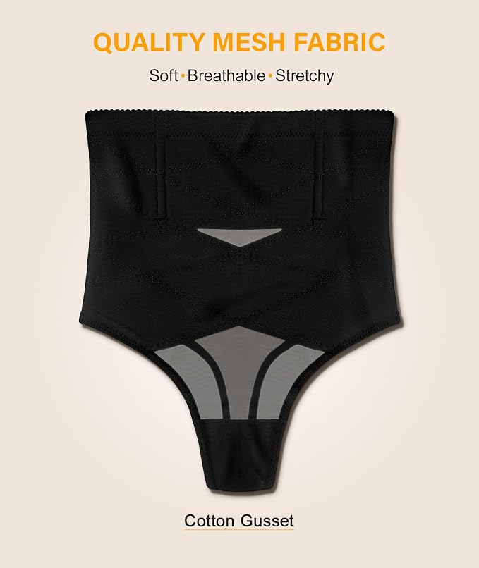 #05-2pcs Black-high Waisted
