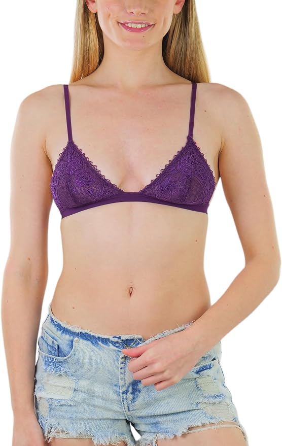 Frilly Lace - Plum