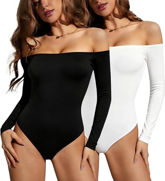 2-pack Black White Long Sleeve