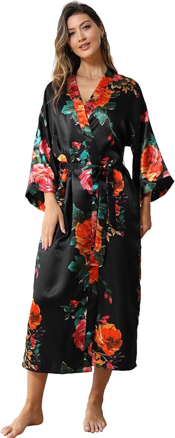 Rose Floral Black