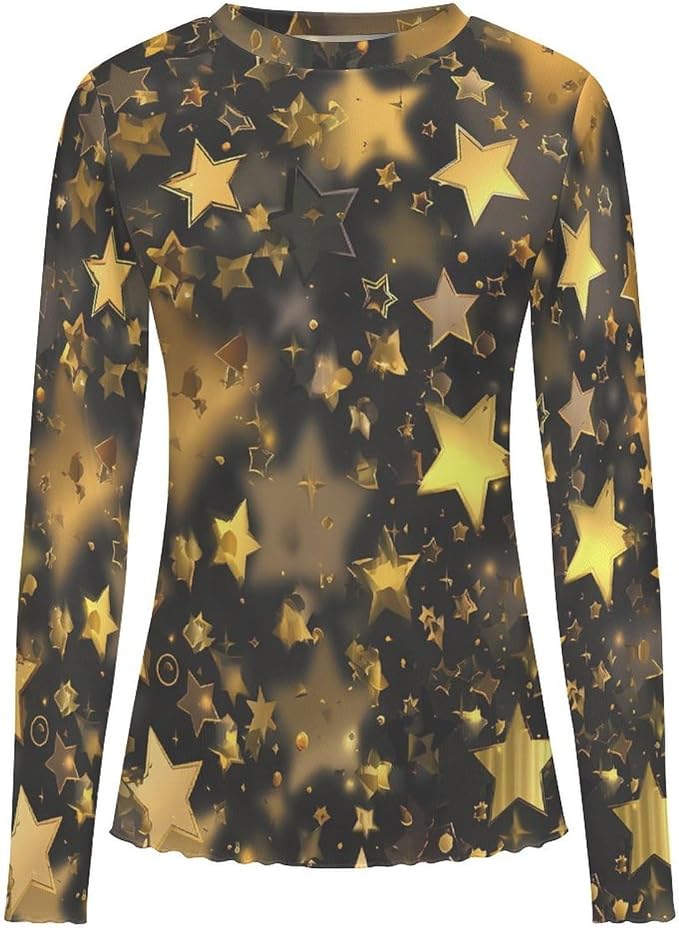 Yellow Star Print