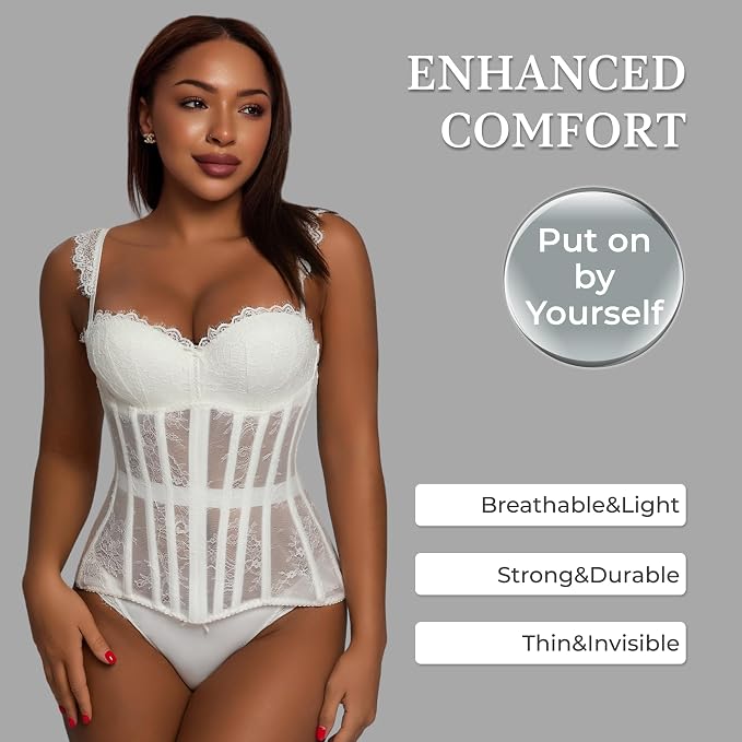 White Lace - Measure Your Body & Use the Size Chart!