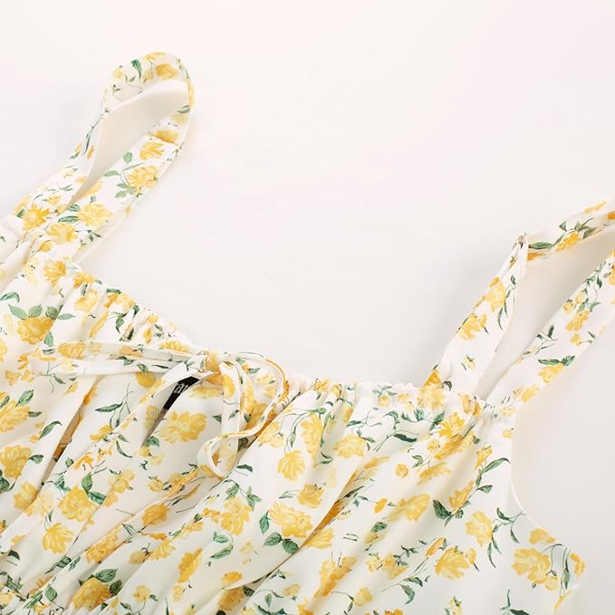 White Yellow Floral