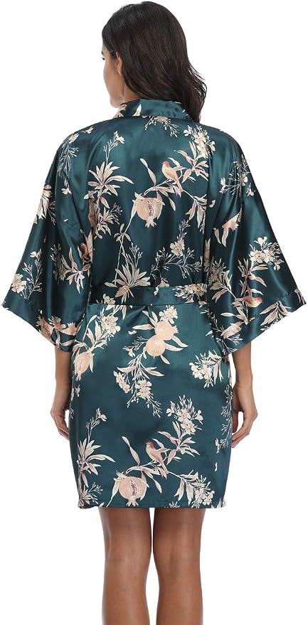 Dark Green Floral 1