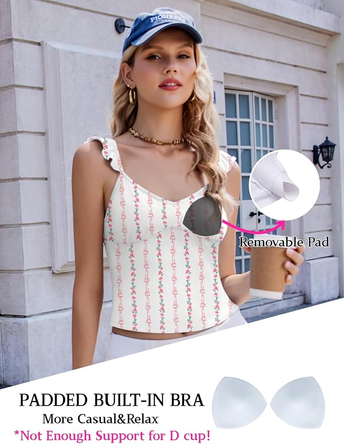 Bow Floral Pink
