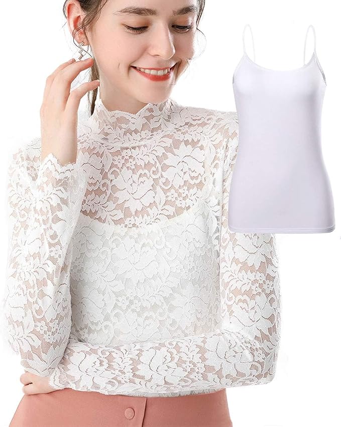 White & With Camisole