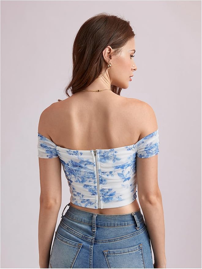 Blue and White