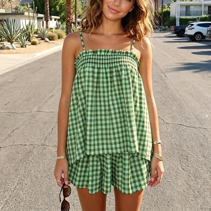 B-plaid Green