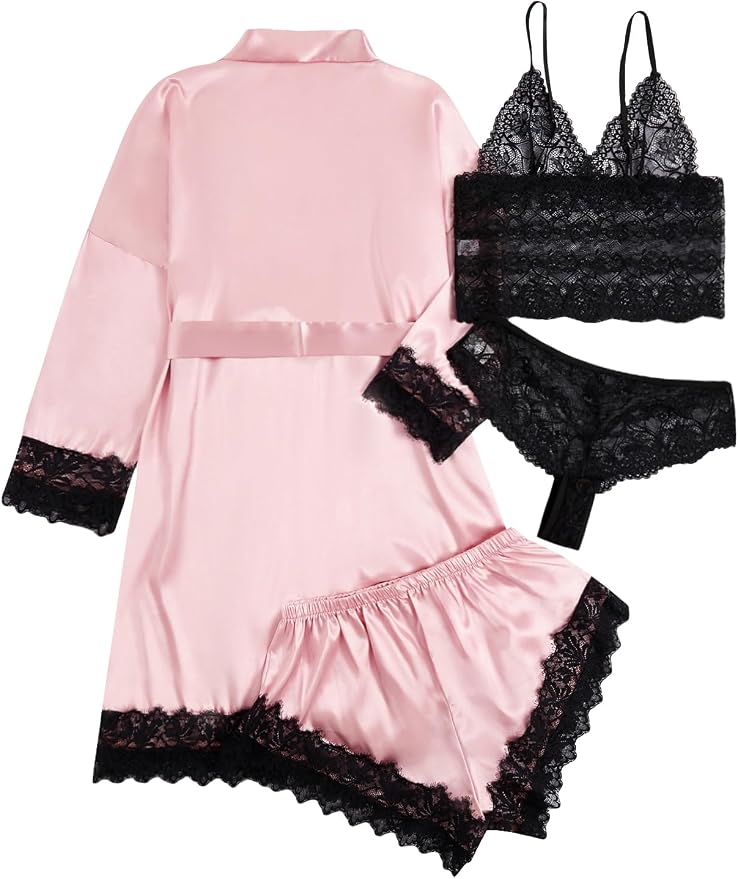 Pink Black Bow