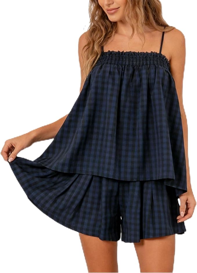 B-plaid Dark Blue
