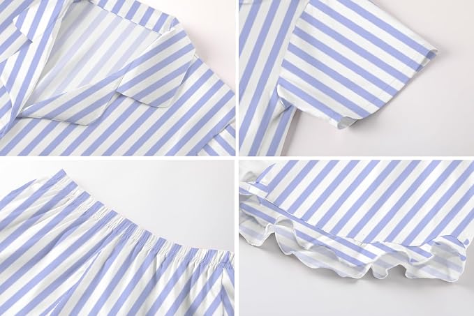 Light Blue Striped