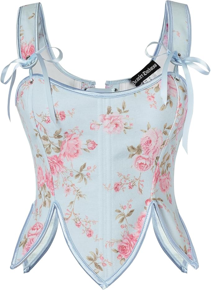 Blue Pink Floral