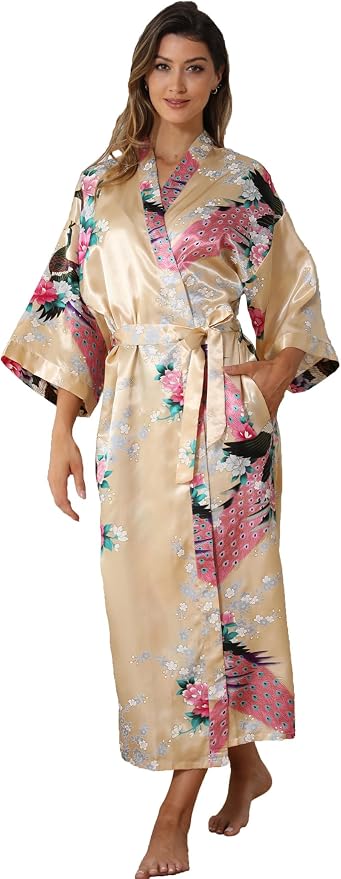 Peacock Floral Champagne