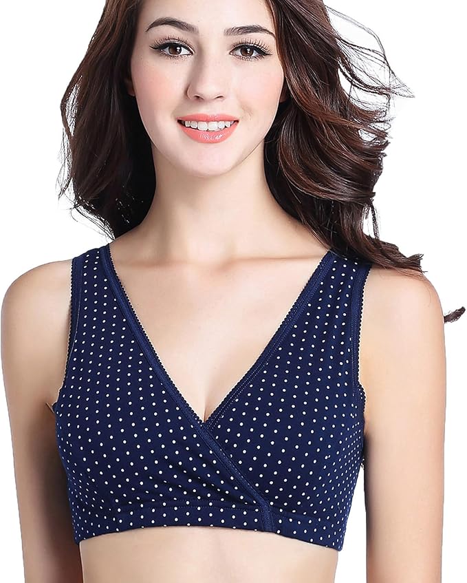 Navy Dot/Grey/Lavender
