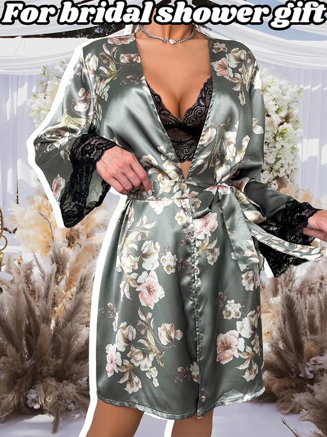 Celadon Green Floral