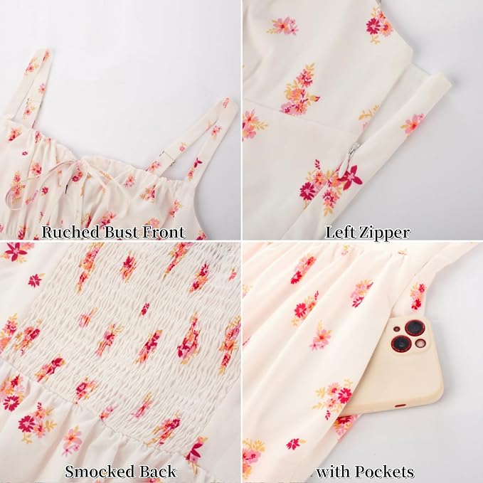 Beige Pink Floral
