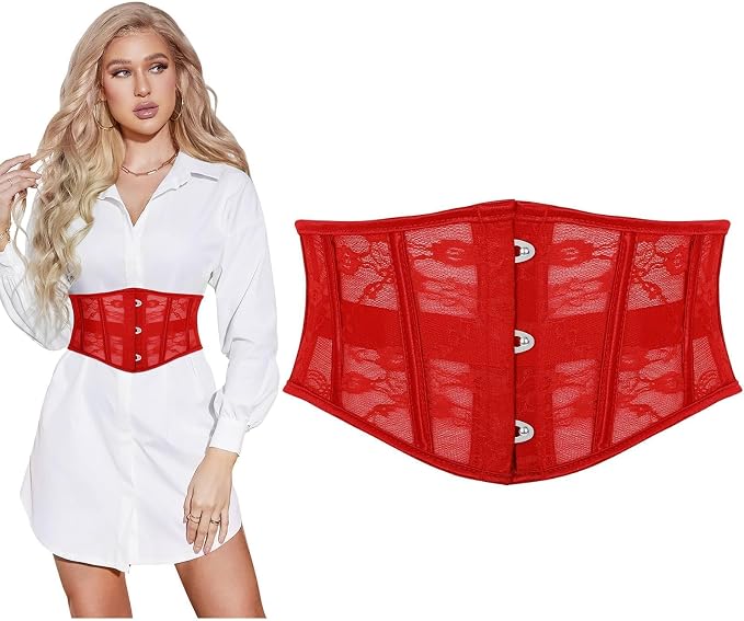 13-red(transparent Lace)