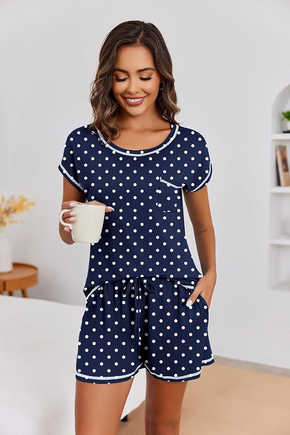Navy Dots