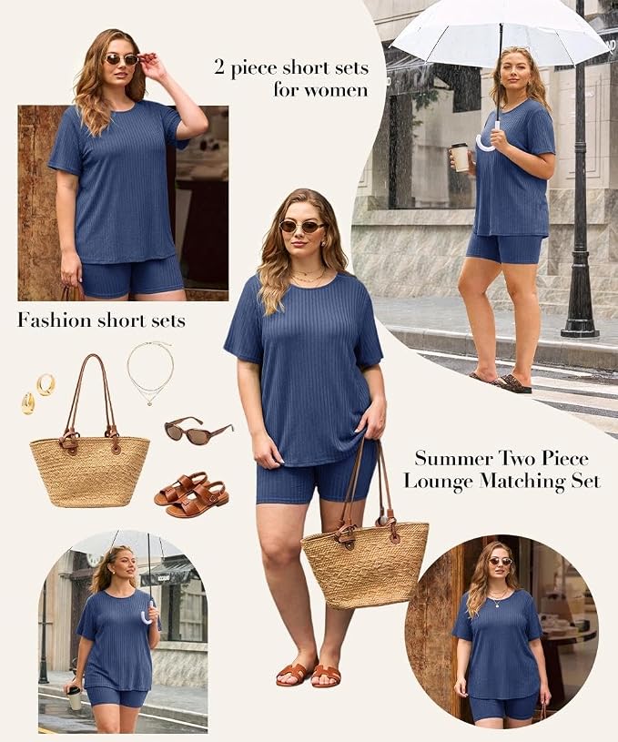 #9_ F0176_ 2 Piece _ Navy Blue