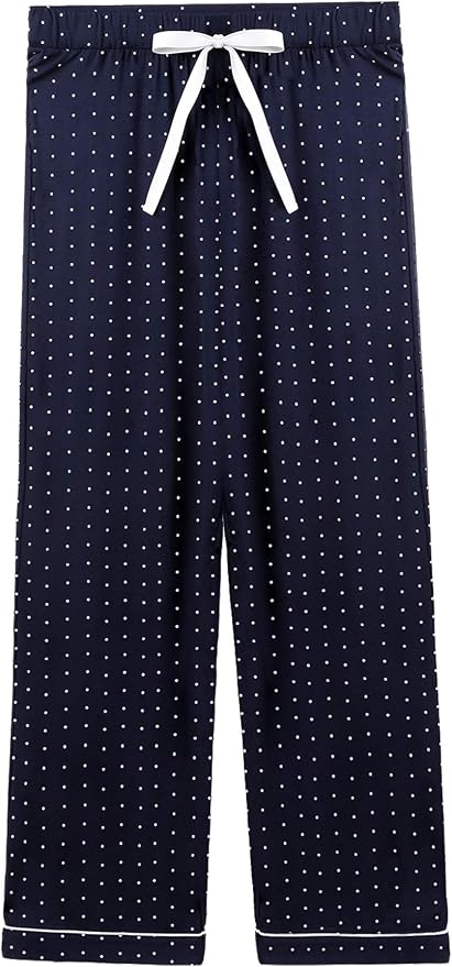 Long-navy Polka Dot