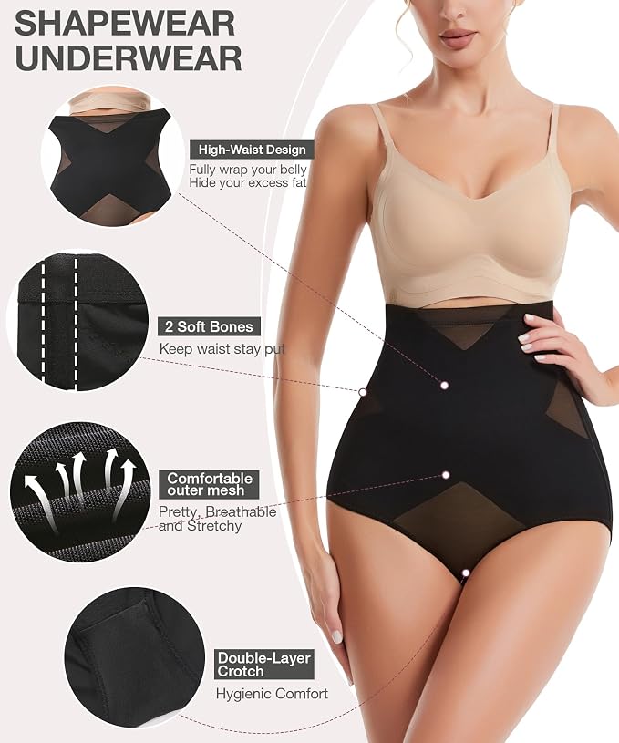 High Waisted-cross Black
