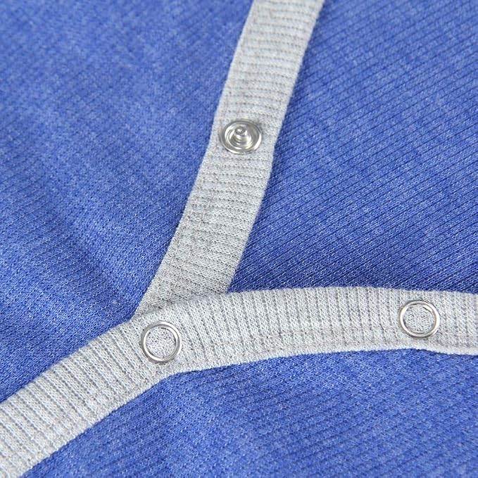 B-long Sleeve-blue&gray