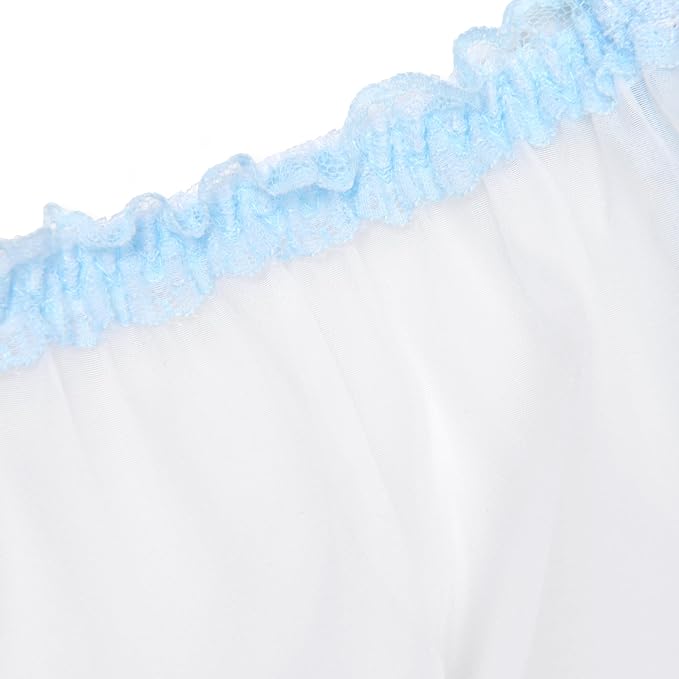 White - Baby Blue